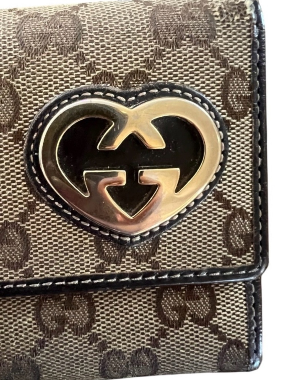 Gucci GG Heart Logo Wallet - Picture 2 of 11